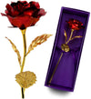 24K Folie Plattiert Gold Rose-Bella Webshop