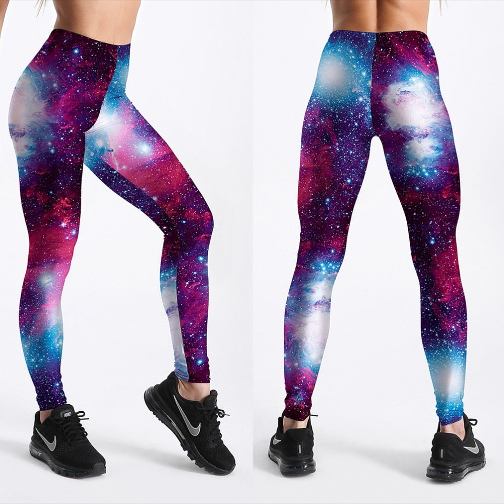 3D-Gedruckte Galaxy-Leggings-Bella Webshop