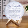 3D Mondlampe Mit Text-Bella Webshop