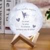 3D Mondlampe Mit Text-Bella Webshop