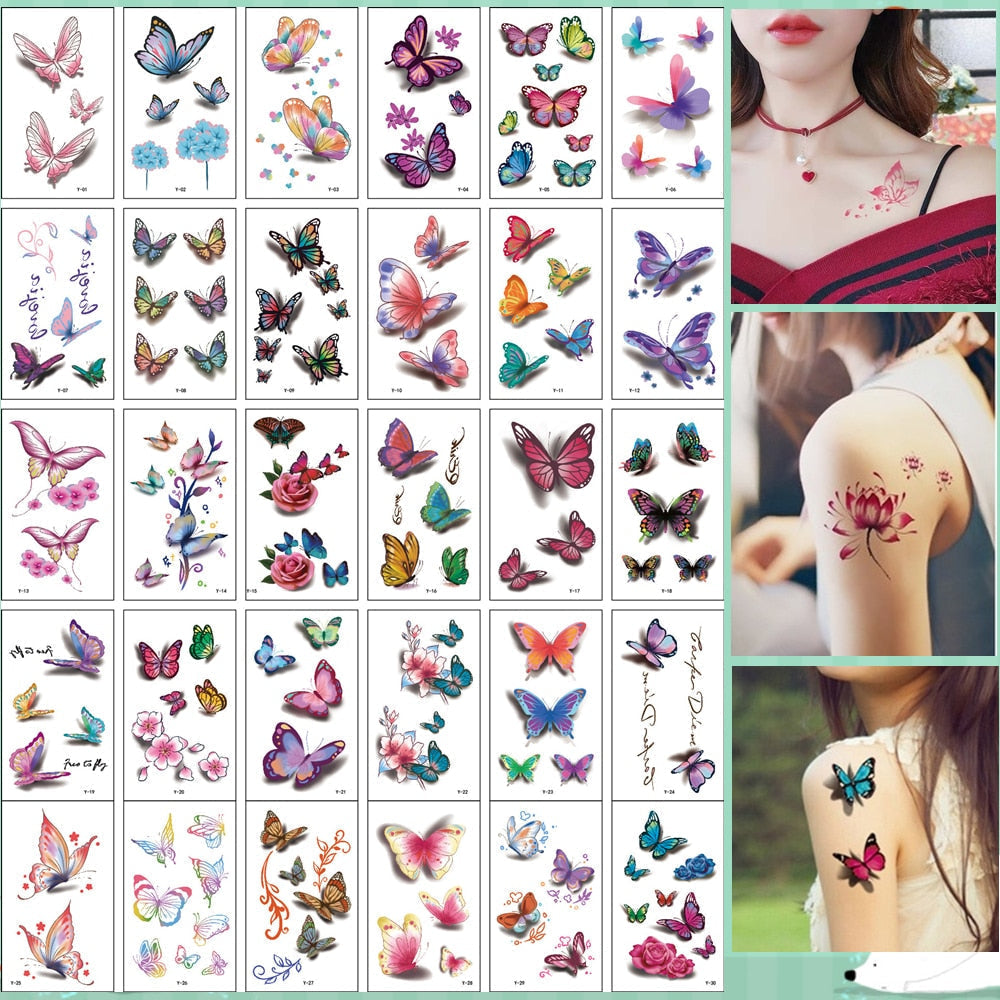 3D Tattoo Aufkleber-Bella Webshop