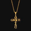 Amazing Grace Kreuz Halskette-Bella Webshop