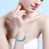 Armband Mit Blauem Kristallcharme-Bella Webshop