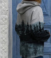 Bedrucktes Sweatshirt Natural Mountain-Bella Webshop