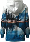 Bedrucktes Sweatshirt Natural Mountain-Bella Webshop