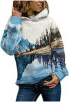 Bedrucktes Sweatshirt Natural Mountain-Bella Webshop