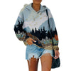 Bedrucktes Sweatshirt Natural Mountain-Bella Webshop