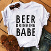 Bier Trinkendes Babe Tee-Bella Webshop