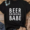 Bier Trinkendes Babe Tee-Bella Webshop