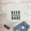 Bier Trinkendes Babe Tee-Bella Webshop