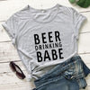 Bier Trinkendes Babe Tee-Bella Webshop