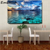 Blauer Himmel Seelandschaft Wandkunst-Bella Webshop