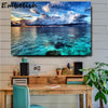 Blauer Himmel Seelandschaft Wandkunst-Bella Webshop