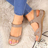 Flache Zehen Klettverschluss Casual Sandalen-Bella Webshop