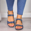 Flache Zehen Klettverschluss Casual Sandalen-Bella Webshop