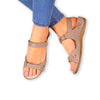 Flache Zehen Klettverschluss Casual Sandalen-Bella Webshop