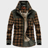 Flanell-Karierte Winterjacke-Bella Webshop