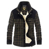 Flanell-Karierte Winterjacke-Bella Webshop