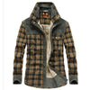 Flanell-Karierte Winterjacke-Bella Webshop