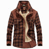 Flanell-Karierte Winterjacke-Bella Webshop