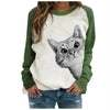 Frauen Bedrucktes Sweatshirt-Bella Webshop