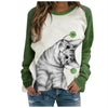 Frauen Bedrucktes Sweatshirt-Bella Webshop