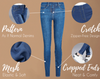 Frauen Jegging Jeans-Bella Webshop