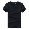 Herren Slim Fit T-Shirt Mit V-Ausschnitt-Bella Webshop