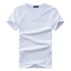 Herren Slim Fit T-Shirt Mit V-Ausschnitt-Bella Webshop