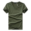 Herren Slim Fit T-Shirt Mit V-Ausschnitt-Bella Webshop