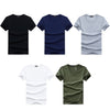 Herren Slim Fit T-Shirt Mit V-Ausschnitt-Bella Webshop