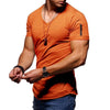 Herren V-Ausschnitt Muscle T-Shirts-Bella Webshop