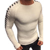 Langer Plissierter Strickpullover Für Männer-Bella Webshop