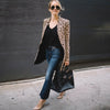 Leopard Bedruckter Blazer Für Frauen-Bella Webshop