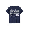 Manche Mädchen Lieben Bärte Und Tattoos T-Shirt-Bella Webshop