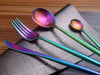 Regenbogen-Besteck-Set (4 Teile)-Bella Webshop