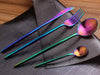 Regenbogen-Besteck-Set (4 Teile)-Bella Webshop