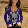 Sexy Totenkopf-Spitze Mit Blumenmuster-Bella Webshop