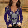 Sexy Totenkopf-Spitze Mit Blumenmuster-Bella Webshop