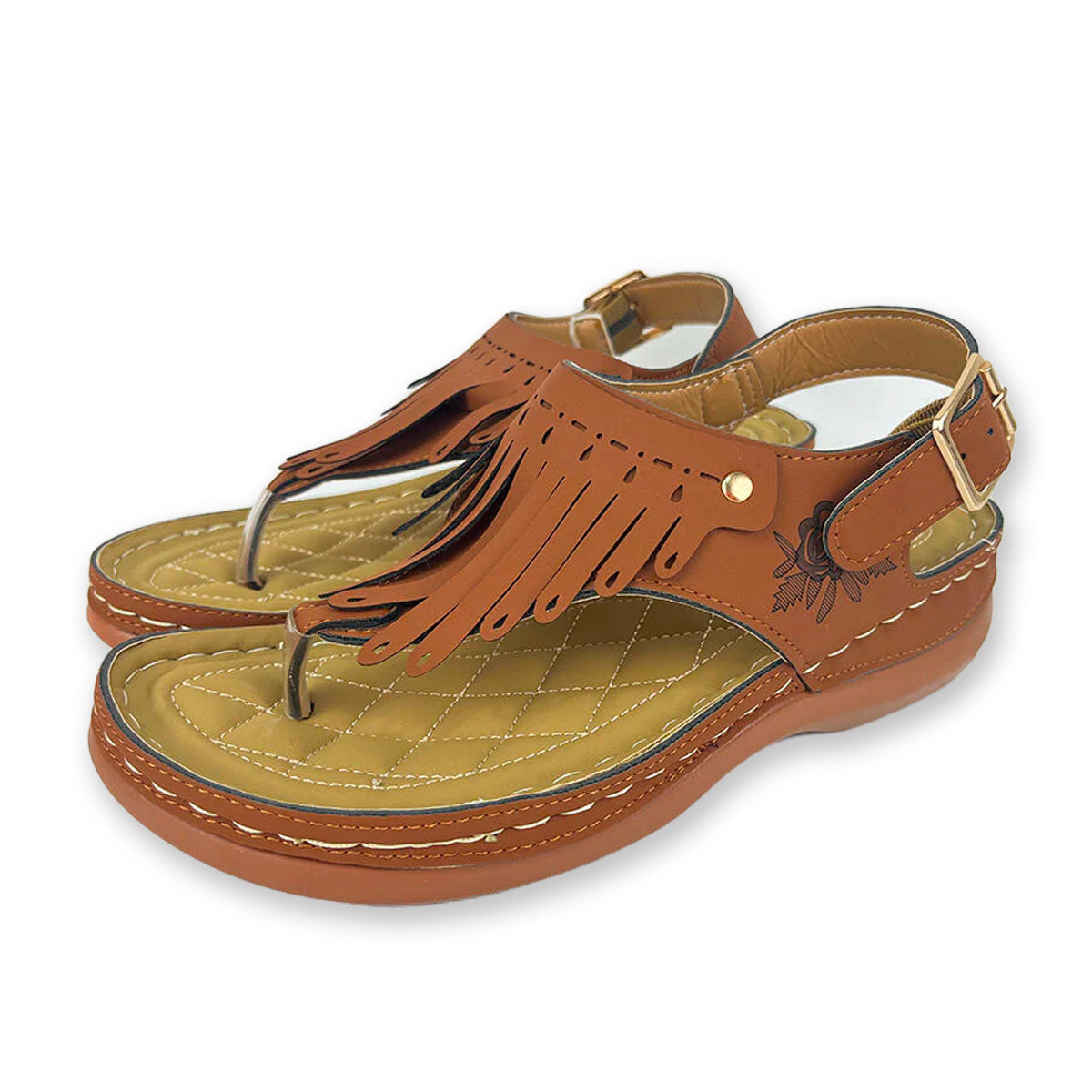 Strand Sandalen Mit Quasten-Bella Webshop